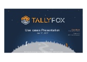 Tallium use cases Feb 2017