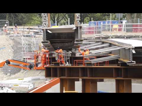Woodlands Lane Bridge Beam Lift